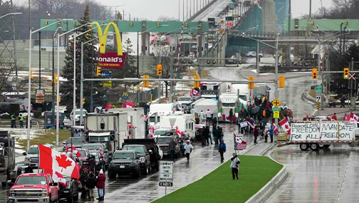 Протесты в Канаде отразились на производстве автомобилей